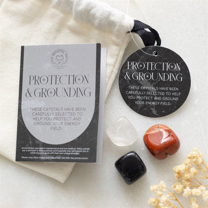Protection & Grounding Healing Crystal Set image 4