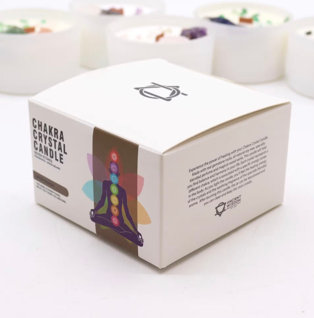 gift box containing chakra candle