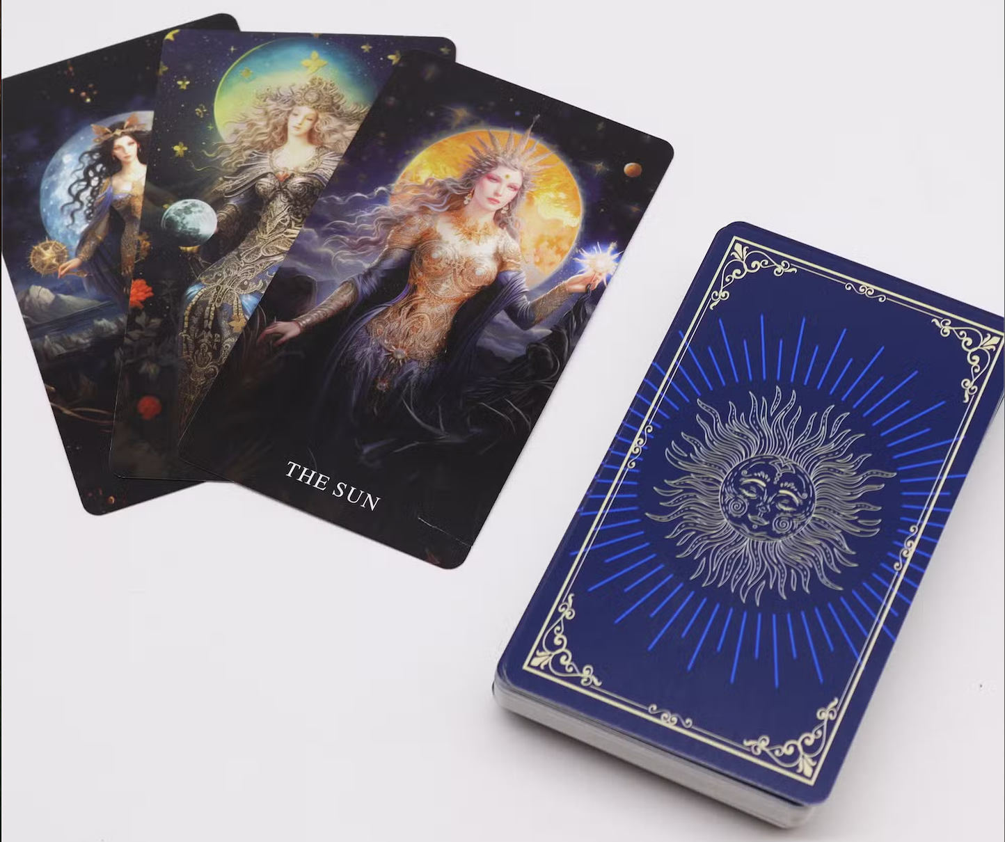 Tarot Cards with Guide Book - Goddess Arcana image 1